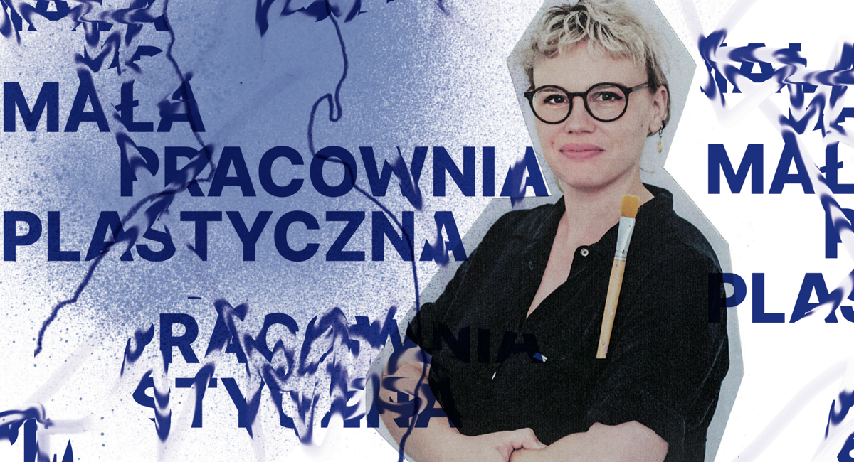 grafika z konturem postaci Prowadzącej zajęcia.